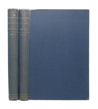 TRAVEL  FRESHFIELD, DOUGLAS. The Exploration of the Caucasus . . . Second Edition.  2 vols.  1902